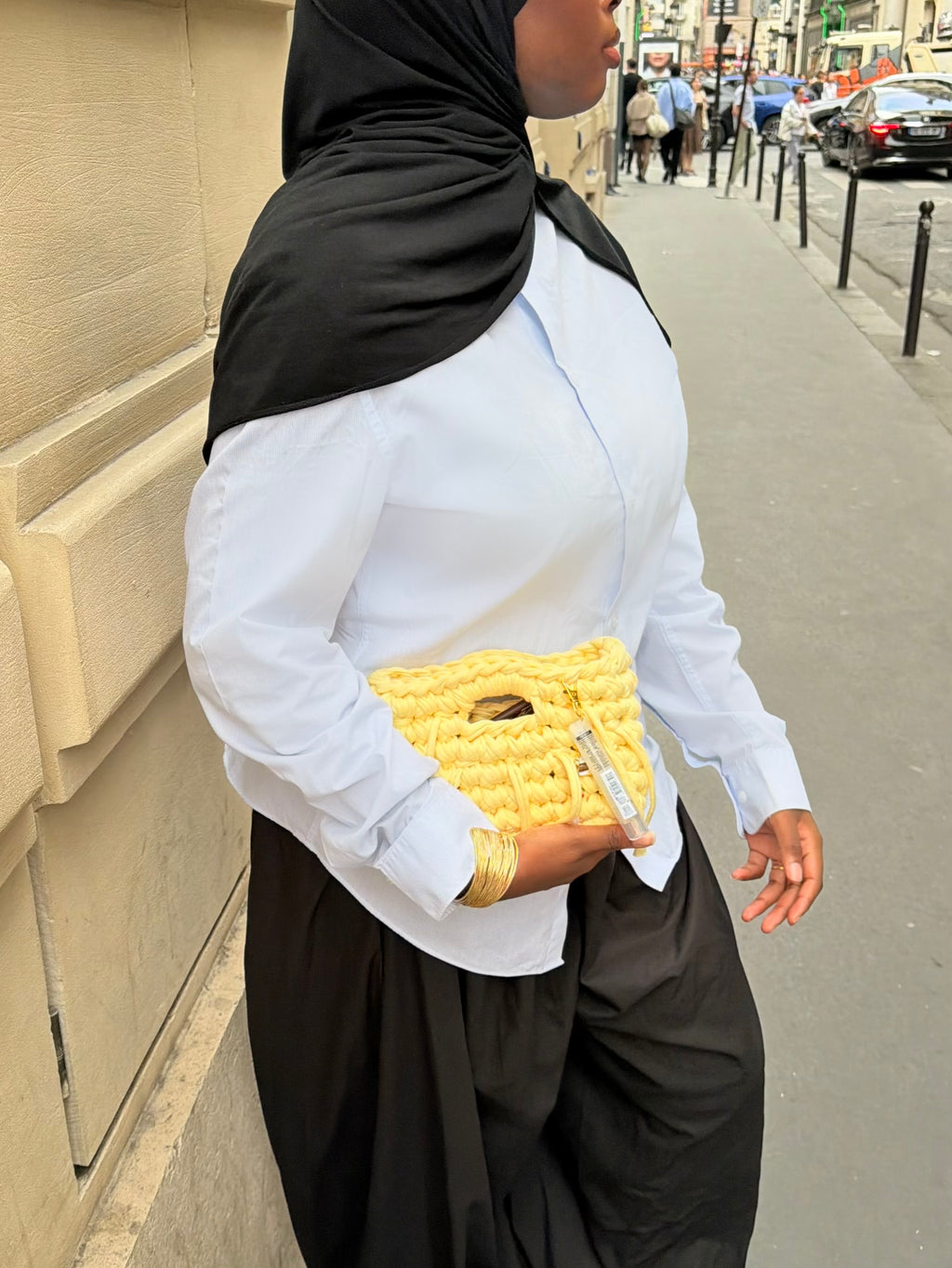 Saliya - Jaune à franges